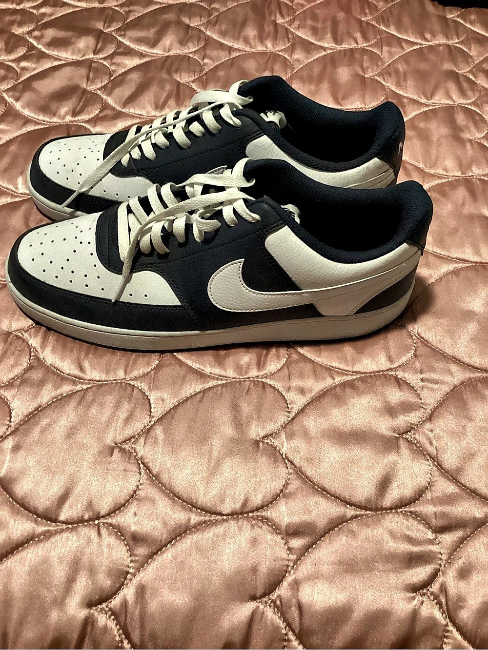 Nike Court Vision Low Sneakers Navy & White US 13